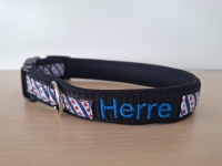 Zwart Halsband Friese vlag naam