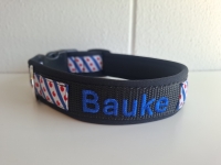 Zwart Halsband Friese vlag naam