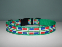 Halsband Groningse vlag medium groen