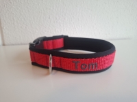 Halsband met naam 1,5cm