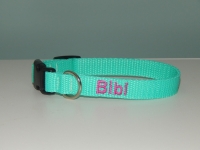 Halsband met naam 1,5cm