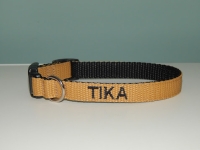 Halsband met naam 1,5cm