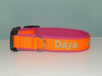 Halsband met naam 2cm