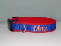 Halsband met naam 2,5cm