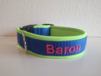 Halsband met naam 3cm