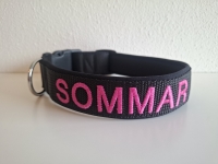 Halsband met naam 3cm