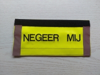 Sleeve 3x20cm Gepersonaliseerd neon geel
