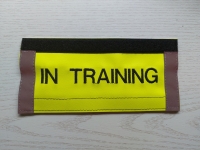Sleeve 3x20cm Gepersonaliseerd neon geel