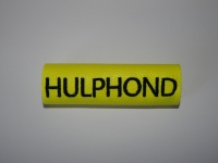 Sleeve 3x10cm Gepersonaliseerd neon geel