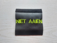 Sleeve 3x10cm Gepersonaliseerd zwart