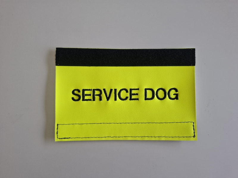 Sleeve 3x15cm Gepersonaliseerd neon geel