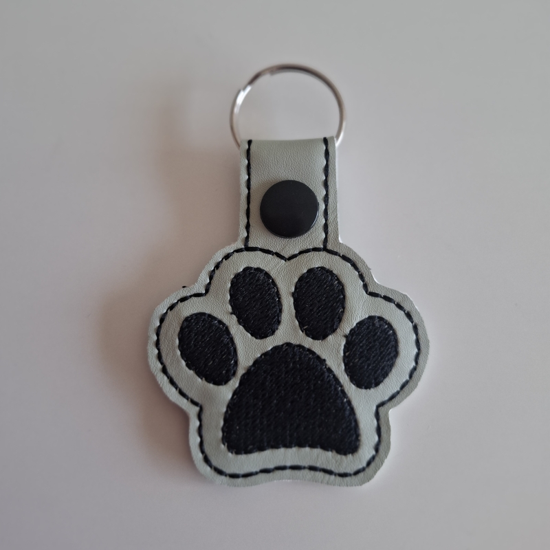 Sleutelhanger hondenpoot mint